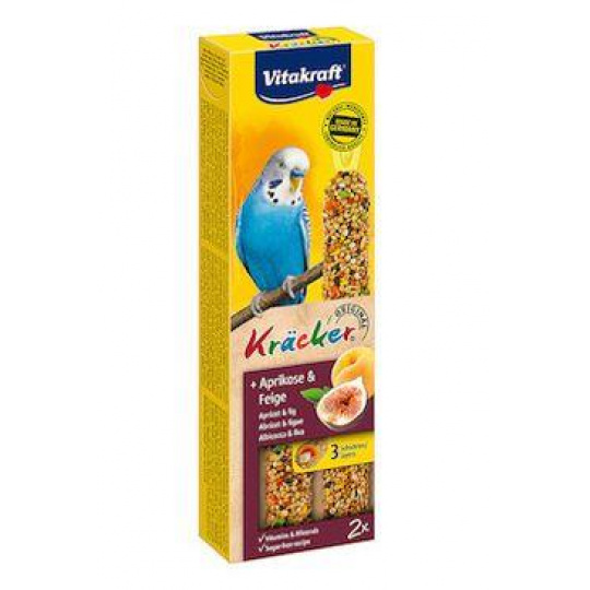 Vitakraft Bird Kräcker Andulka marhuľa+figa tyč 2ks Vitakraft Bird Kräcker Andulka marhuľa+figa tyč 2ks