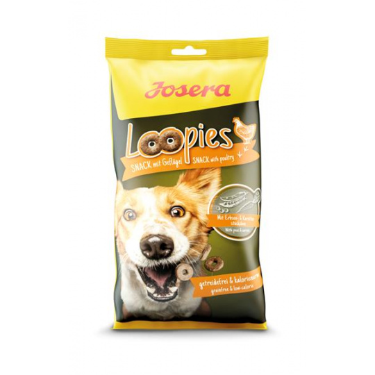 Josera maškrta Dog Loopies mit Geflügel 150 g Josera maškrta Dog Loopies mit Geflügel 150 g