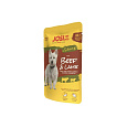 JosiDog maškrta Dog Beef&Lamb in Sauce 100 g