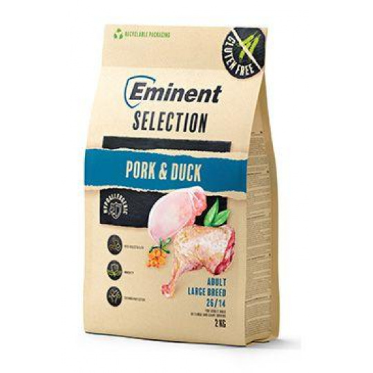 Eminent Selection Dog Adult Large Breed Pork&Duck 2kg Eminent Selection Dog Adult Large Breed Pork&Duck 2kg
