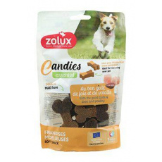 Pochúťka pes CANDIES Max kosť hydina, pečeň 150g Zol