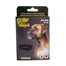 Obojok Dr.Pet pre psy 75 cm antiparazitárny ČERVENÝ s repelentným účinkom (tick and flea repellent collar for dogs) Obojok Dr.Pet pre psy 75 cm antiparazitárny ČERVENÝ s repelentným účinkom (tick and flea repellent collar for dogs)