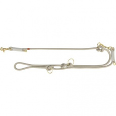 Soft Rope predlžovacie okrúhle tkané vodítko, sivá/svetlosivá Soft Rope predlžovacie okrúhle tkané vodítko, sivá/svetlosivá