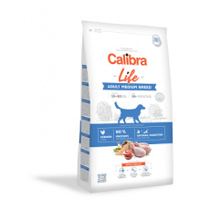 Calibra Dog Life Adult Medium Breed Chicken 12 kg + 2 kg 