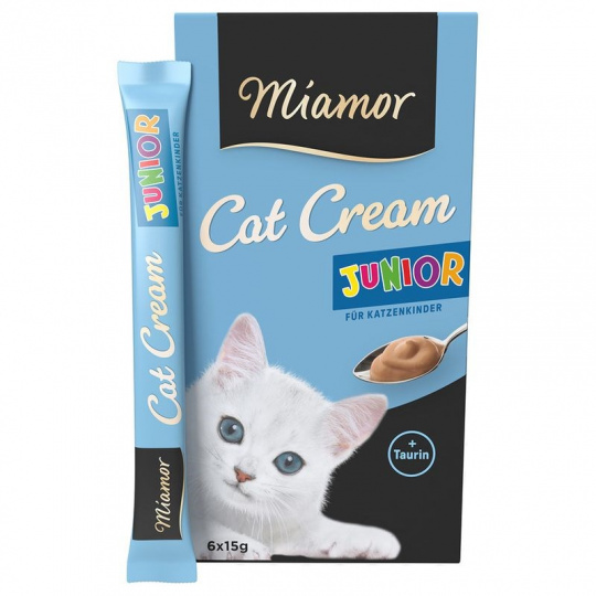 MIAMOR Cat Cream Junior - pamlsek pro kočky - 6 x 15g