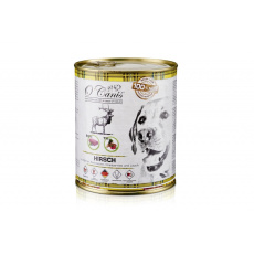 O'CANIS konzerva pro psy - vlhké krmivo - jelen s pohankou - 800 g