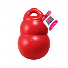 Hračka Kong Dog Bounzer Granát s úchytom, aportovacia, červená, guma, L Hračka Kong Dog Bounzer Granát s úchytom, aportovacia, červená, guma, L