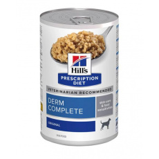HILLS Diet Canine Derm Complete KONZERVA 370 g HILLS Diet Canine Derm Complete KONZERVA 370 g