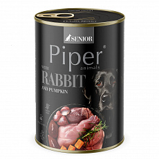 NEW PIPER SENIOR s králikom a tekvicou, konzerva pre psy 400 g NEW PIPER SENIOR s králikom a tekvicou, konzerva pre psy 400 g