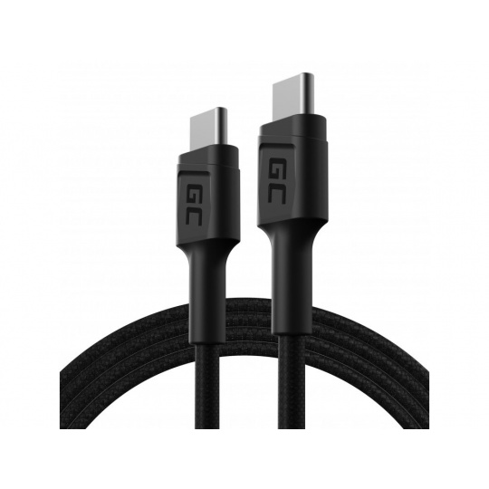 Green Cell KABGC30 USB kabel USB 2.0 1,2 m USB C Černá