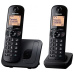 Panasonic KX-TGC212 DECT telefon Identifikace volajícího Černá