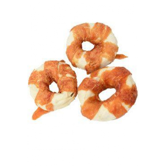 Pochúťka Kruh kalciový obalený kuracím mäsom 500g Pochúťka Kruh kalciový obalený kuracím mäsom 500g