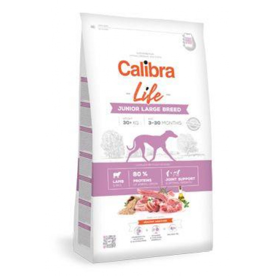 Calibra Dog Life Junior Large Breed Lamb 12kg Calibra Dog Life Junior Large Breed Lamb 12kg