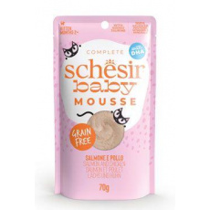 Schesir Cat kapsička Kitten Lifestage Mousse losos 70g
