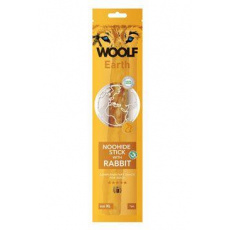 WOOLF pochúťka Earth NOOHIDE XL Stick with Rabbit 85g
