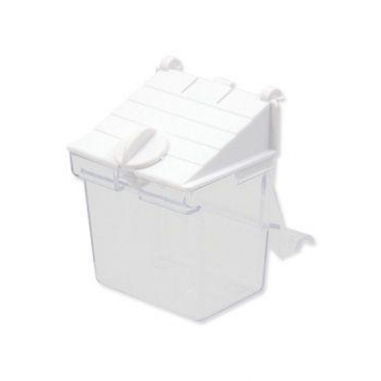 Krmítko plastové závesné. malé pre vtáky, exoty 1ks Krmítko plastové závesné. malé pre vtáky, exoty 1ks