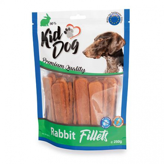 KIDDOG králičie filetované mäso 250 g KIDDOG králičie filetované mäso 250 g
