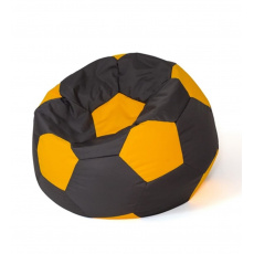 Sako taška pouffe Ball černo-žlutá XL 120 cm