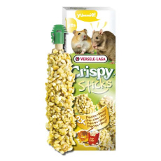 Pamlsok VL Crispy Sticks Hamsters-Rats Popcorn & Honey- kukurica a med, škrečok/potkan 2 ks 100 g