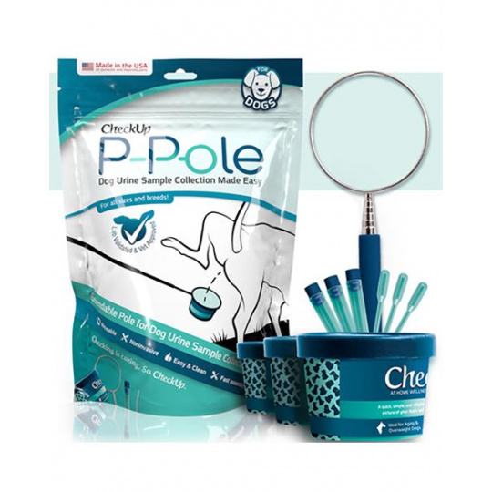 CheckUp P - Pole set na neinvazívny odber moču psa - sada CheckUp P - Pole set na neinvazívny odber moču psa - sada