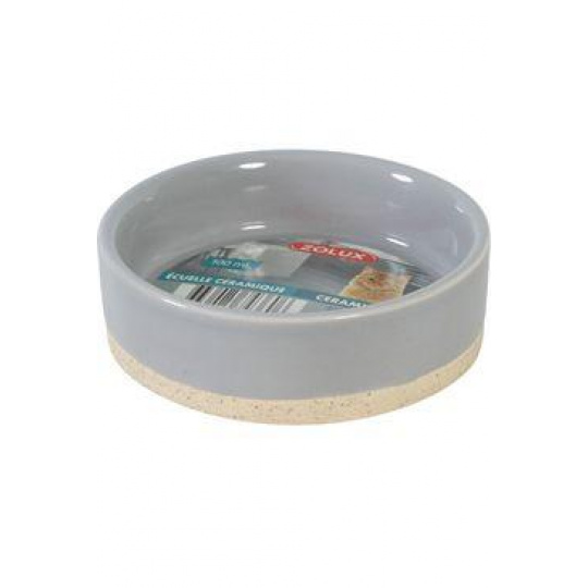 Miska keramická OLARIA 100ml sivá Zolux