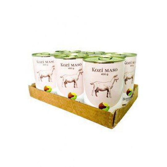 BOHEMIA MASO Kozie vo vlastnej šťave SIX PACK 6x400g BOHEMIA MASO Kozie vo vlastnej šťave SIX PACK 6x400g