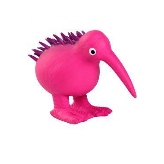 Hračka pes WHISTLE latex, pískacia, ružová 11,5cm Kiwi Hračka pes WHISTLE latex, pískacia, ružová 11,5cm Kiwi