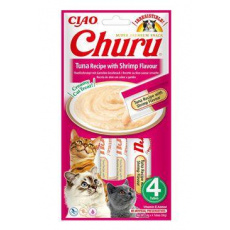 Churu Cat Tuna Recept s Príchuťou Krevety 4x14g Churu Cat Tuna Recept s Príchuťou Krevety 4x14g