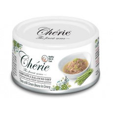 CHERIE Tuna with green beans - mokré krmivo pro kočky - 80g