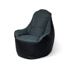 Sako taška pouffe Boss black-graphite XXL 140 x 90 cm