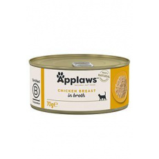 Applaws Cat konzerva Adult Broth kuřecí prsa 70g