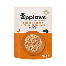 Applaws Cat kapsička Adult Jelly kuracie prsia s pečeňou 70g