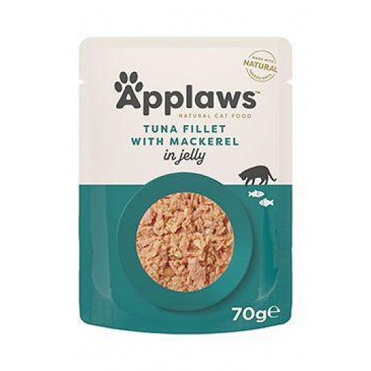 Applaws Cat kapsička Adult Jelly tuniak s makrelou 70g Applaws Cat kapsička Adult Jelly tuniak s makrelou 70g