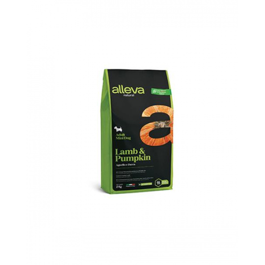 Alleva NATURAL dog adult mini jahňacie & tekvica 2 kg
