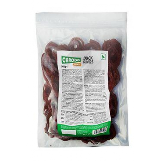 CARODO Dog poch. Kachní kroužky 500g CARODO Dog poch. Kachní kroužky 500g