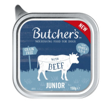 BUTCHER'S Original Junior Pate with beef - Mokré krmivo pro psy - 150 g