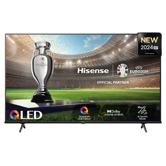 Hisense 65E7NQ televizor 165,1 cm (65") 4K Ultra HD Smart TV Wi-Fi Černá 350 cd/m²