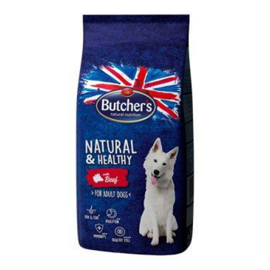 Butcher's Dog Natural&Healthy Dry s hovädzím mäsom 15kg Butcher's Dog Natural&Healthy Dry s hovädzím mäsom 15kg