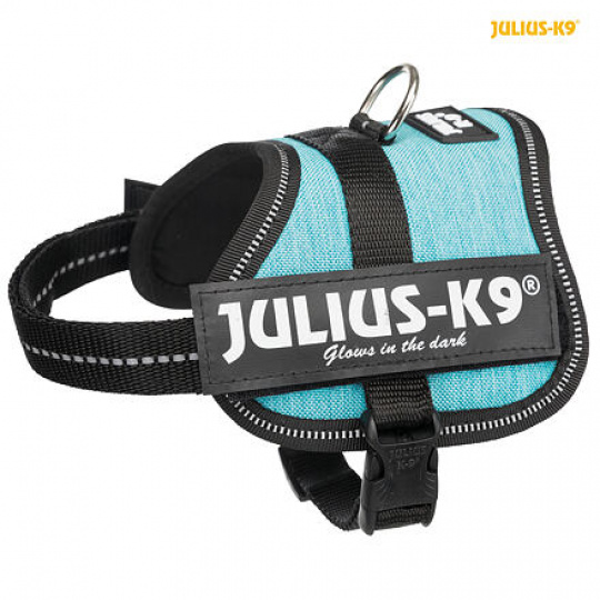 Julius-K9 silový postroj Baby 2/XS-S 33-45 cm, oceán