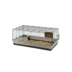 Klietka KROLIK XL králik 120x60x50cm sivá FP