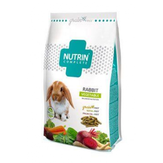 Nutrin Complete Grain Free Králik Vegetable 1500g Nutrin Complete Grain Free Králik Vegetable 1500g