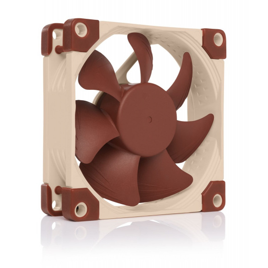 Noctua NF-A8 PWM Chladicí systém pro počítač Počítačová skříň Ventilátor 8 cm Béžová, Hnědá