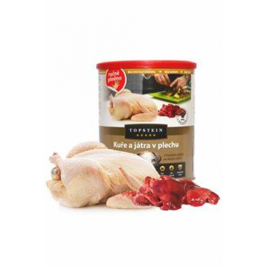 Topstein Kurča s pečeňou v plechu 800g Topstein Kurča s pečeňou v plechu 800g
