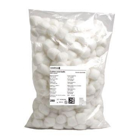 Tampóny vatové 250ks 100% bavlna CVET