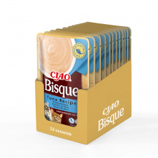 INABA Ciao Bisque Tuna - pamlsek pro kočky - 12x40g