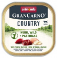 ANIMONDA GranCarno Adult Country Chicken, venison and parsnips - mokré krmivo pro psy - 150g