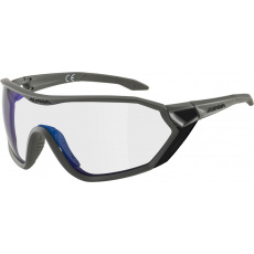 Cyklistické brýle Alpina Sports S-WAY VM měsíční šedá rohož modré sklo
