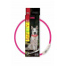 Obojok DOG FANTASY svetelný USB ružový 65cm 1ks
