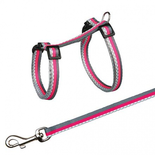 FRESHLINE postroj s vodítkom pre mačku 27-45cm/10mm/1,2m FRESHLINE postroj s vodítkom pre mačku 27-45cm/10mm/1,2m