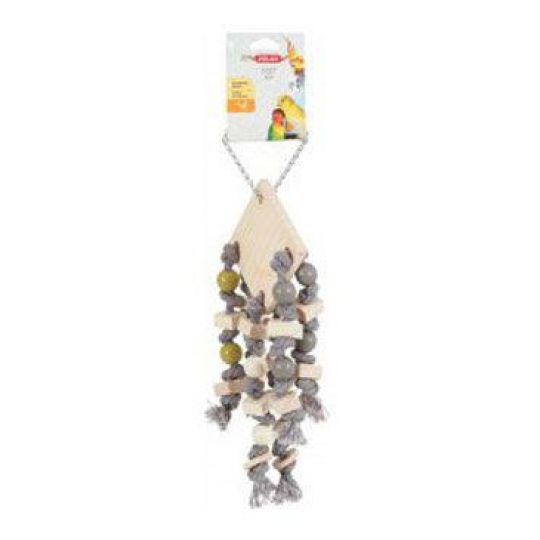 Hračka pre vtáky drevená T6 45cm Zolux Hračka pre vtáky drevená T6 45cm Zolux